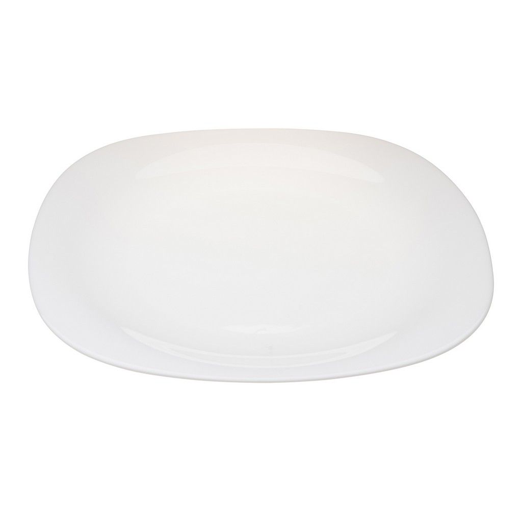 Bormioli Rocco Parma - 6 Piatti Piano In Vetro Bianco 27cm Con Decorazione Bambù - Foto 2