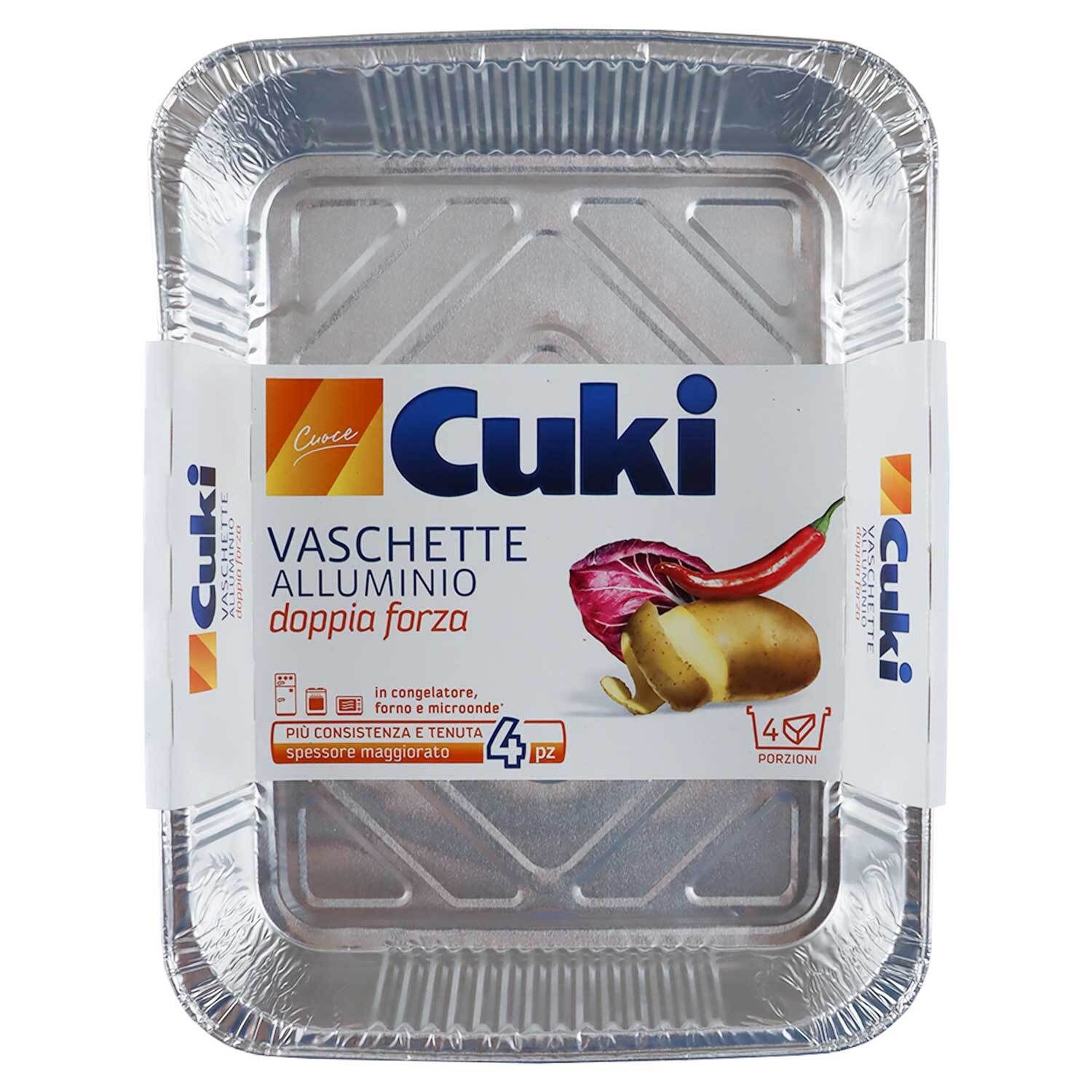 Piatti In Alluminio Cuki - Lotto Da 100 Pezzi | Resistenti, Riciclabili, Forno E Microonde | 18x18cm - Foto 13