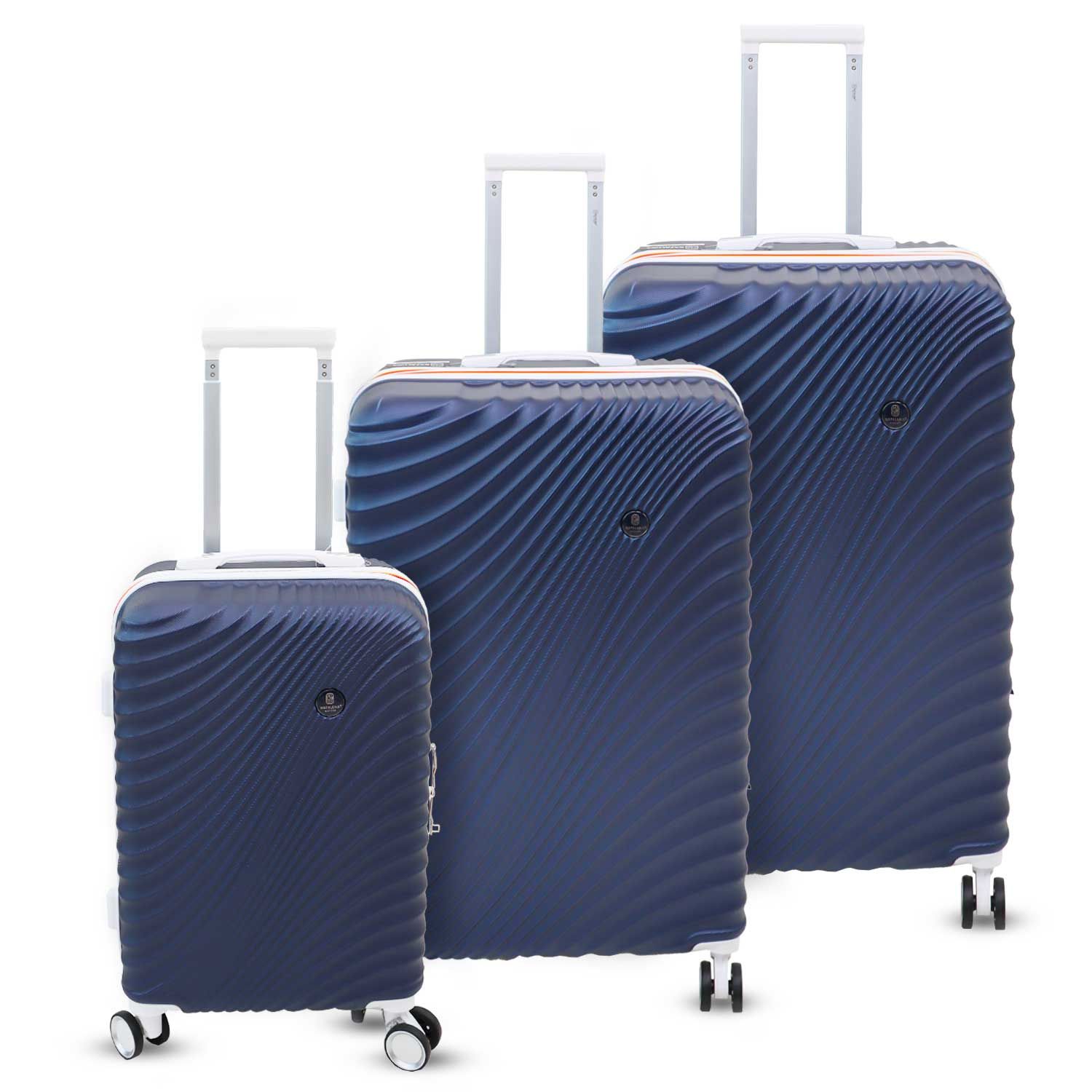 Trolley Solo Blu Abbigliamento Trolley Valigia Media Morbida In