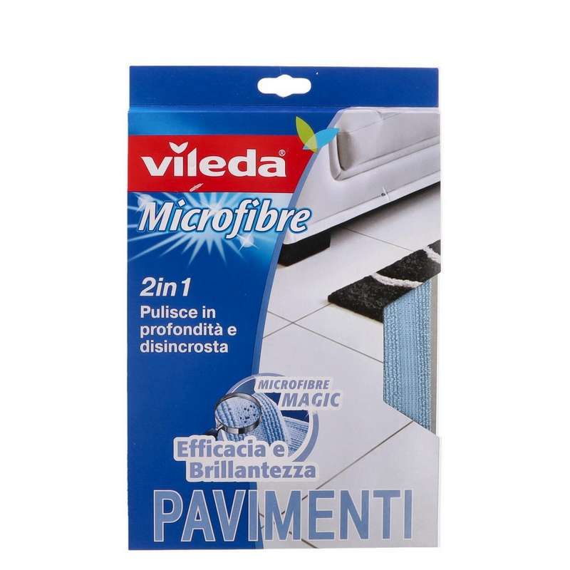 2 panni di ricambio per mocio Vileda Spin and Clean, panni di ricambio per mocio Vileda Spin e Clean, compatibili con la testa di ricambio per mocio Vileda Spin