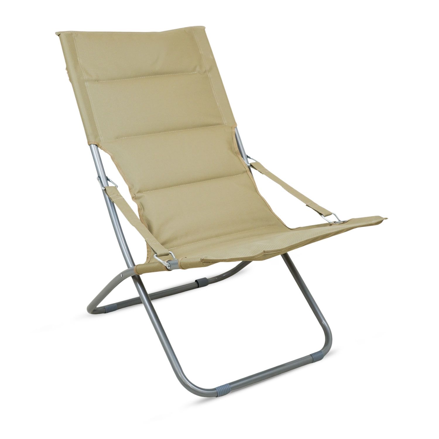 Poltrona Relax Sedia Sdraio Marrone Fz Sedia Sdraio 60x90x90cm