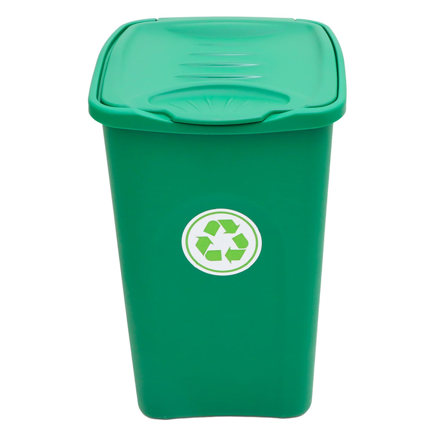 Set 4 Pattumiere Begreen Per Raccolta Differenziata - 50 Litri, Colori Assortiti, 37x37x56h, Materiale Eco-sostenibile
