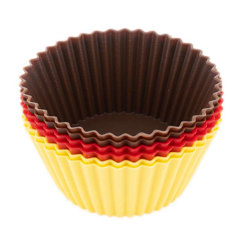 Scrumptious Pirottini Per Cupcake - 36 Pezzi Gialli, Carta Oleata 65g/m², Altezza 38mm - 5