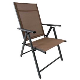 Sedia Pieghevole Grigia HOUSE COLLECTION - Leggera, Imbottita E Salvaspazio Per Interni Ed Esterni - Foto 8