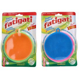 Spontex – Kit 3 Spugne Abrasive Super Efficaci – Lato Cellulosa Assorbente – Ideali Per Piatti E Pulizie Domestiche