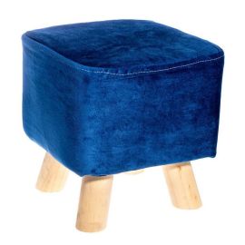 Versa Gloria Pouf Sgabello quadrato Poggiapiedi per Soggiorno, Marrone, 44x36x36cm | Leroy Merlin