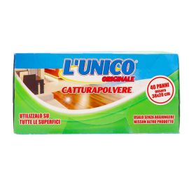 320 Panni Cattura Polvere L'Unico Originale – Elettrostatici 30x50 Cm – 16 Confezioni