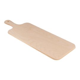 Lupia Tagliere in Legno di Ulivo irregolare con Manico Piccolo 11x21 cm, spessore 1,5 cm, Elegante e Versatile per Cucina, Aperitivi, Degustazioni e Bomboniere per Eventi Speciali, scatola Bianca