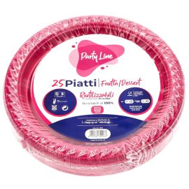 Creative Party – 8 Piatti Dessert Carta Con Fata Floreale, Diametro 17,8 Cm, Per Compleanni Bambine
