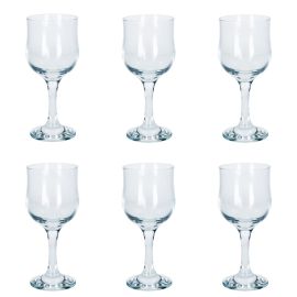 6 Calici Da Vino Gicos 240cc | Design Floreale Per Vino E Bevande