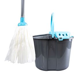 Spontex Full Action System X’TRA Set Sistema Lavapavimenti Con Secchio Manico E 2 Ricambi In Microfibre - Foto 3