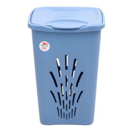 Portabiancheria Stefanplast Primavera - 50 Litri Blu, 37x37x56 Cm, Resina Resistente