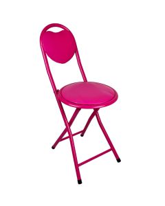 SGABELLO FZ HEART TOTAL FUCSIA