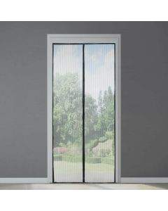 ZANZARIERA MAGNETICA JARDINIA NERA 90X210 CM