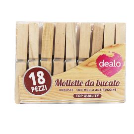 Set Da 50 Mollette Per Bucato In Plastica Antiscivolo Con Cestello Pieghevole Antivento - Multicolore