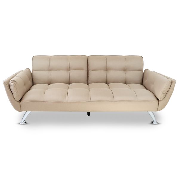 Fz Divano Letto Posti Con Braccioli Beige Franzy's