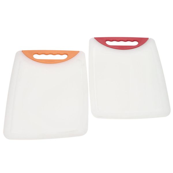 Tagliere HACCP in plastica bianca goffrata cm 22x15x1,5