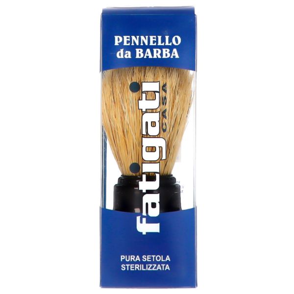 FURIA Pennello Da Barba Hipsteria – 100% Crine Di Cavallo Italiano, Confezione In Alluminio, Morbidezza E Massaggio Viso