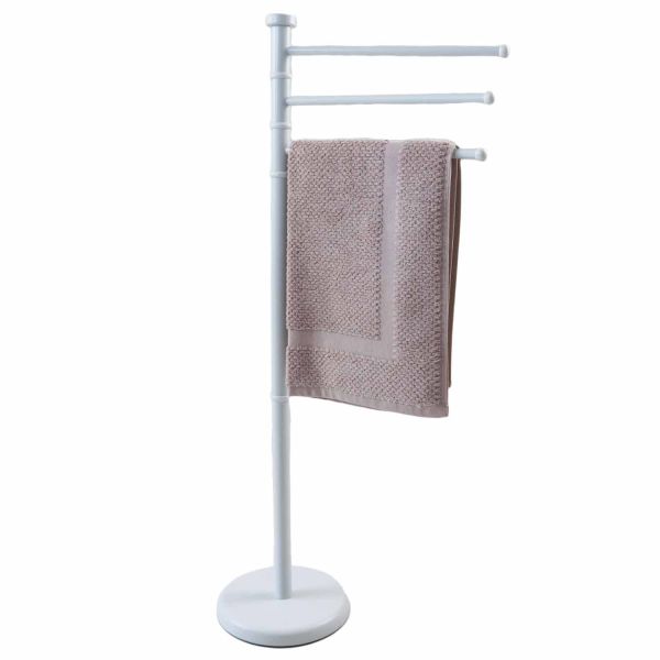 FERIDRAS PIANTANA PORTA ASCIUGAMANI BRACCI GIREVOLI BIANCA