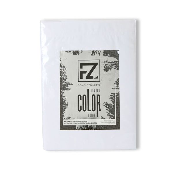 Lenzuolo piano 2 piazze 240x280 tinta unita tortor COOP - CASA 1 PZ