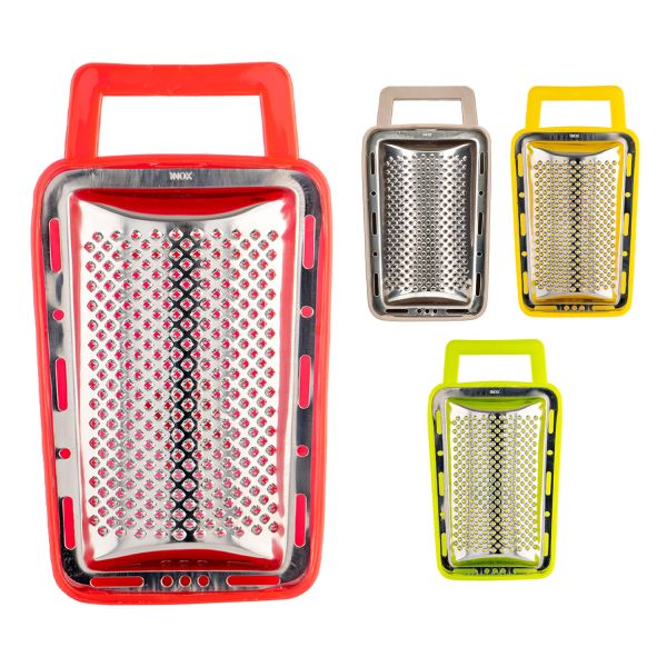 Grattugia Rettangolare Graziella Con Cassetto – Colori Assortiti, MAURY'S