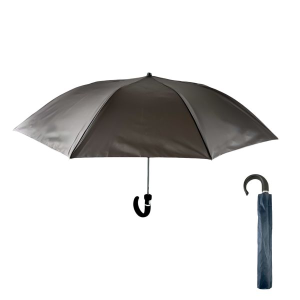 Parapluie Automatique Gris TEN - Polyester, Ouvert/fermeture Automatique, Dimensions 103cm