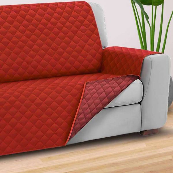 IRGE COPRIDIVANO POSTI DOUBLE FACE ROSSO/BORDEAUX