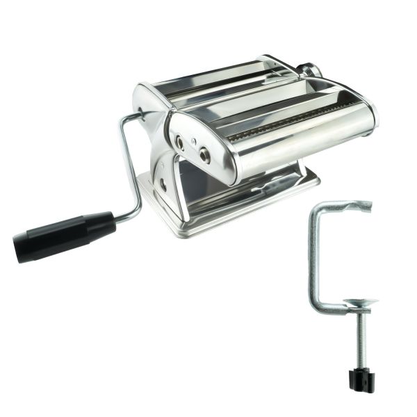 Macchina Per Pasta Manuale In Acciaio Inossidabile - Pressa Per Pasta Con Spessore Regolabile - Per Tagliatelle, Lasagne E Gnocchi