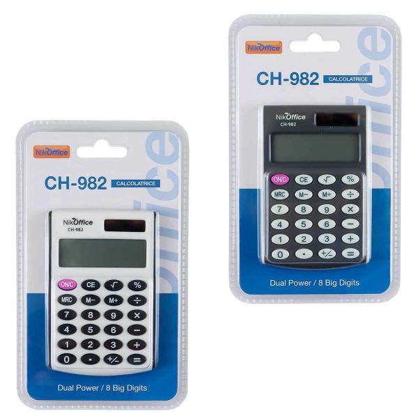 Calcolatrice Tascabile Digitech RC 2500 A 6 Funzioni Con Batteria - Personalizzabile Con Logo ACR