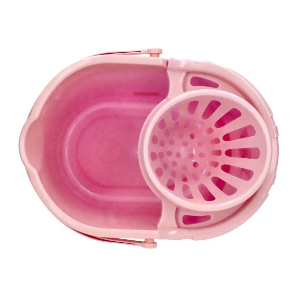 HOUSE COLLECTION Secchio Rettangolare Con Strizzatore 15 Lt - Multicolore - Per Pulizie E Lavoretti - Foto 5