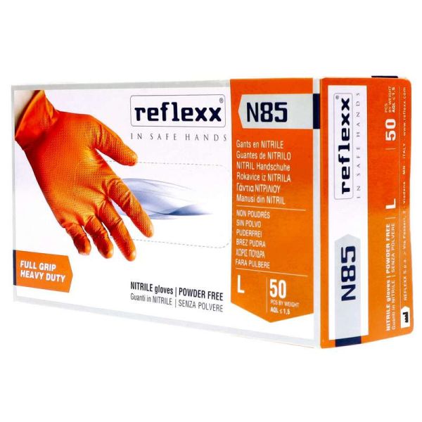 Reflex X Guanti In Nitrile Tg.l Full Grip 50pz | Franzy's