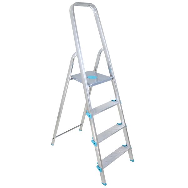 Sgabello Gradini Colombo FACTOTUM - 4 Gradini In Acciaio Bianco Per Casa E Lavoro - Foto 3