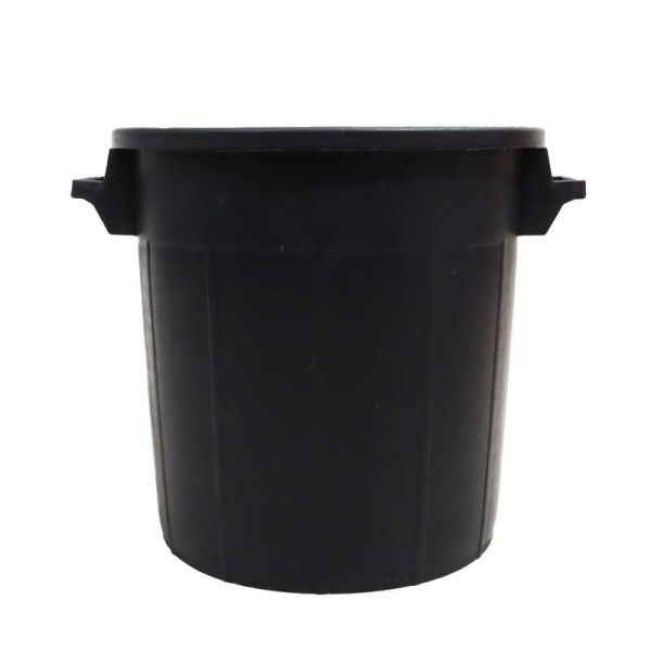 Bidone Portarifiuti Da 50 Litri - Nero, Pratico E Sovrapponibile | Per Casa E Ufficio - Foto 8