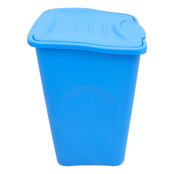 Pattumiera ECOGREEN 50L Nero/Blu - In Materiale Riciclato, Made In Italy - Foto 3