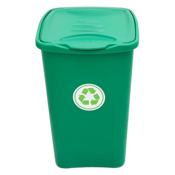 Pattumiera Stefanplast Verde 50 Litri - Perfetta Per La Raccolta Differenziata In Casa