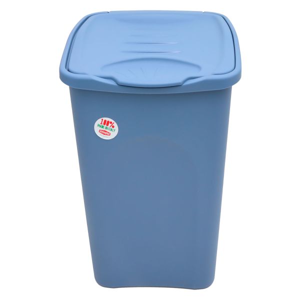 Porta Biancheria Stefanplast 50 Litri Blu - Cestino Per Bucato Con Coperchio - Foto 7