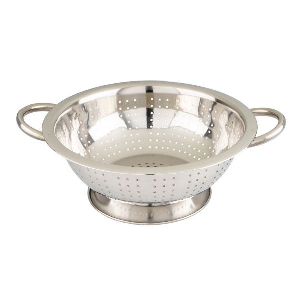 SCOLATUTTO Mezzaluna In Acciaio Inox | Scolapasta Universale Per Pentole E Padelle | Pratico E Salvaspazio - 2