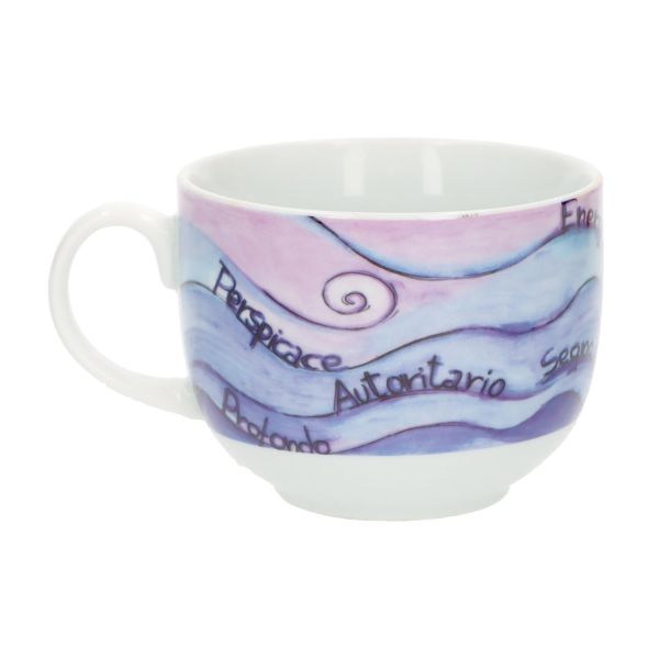 Beware Pazzo Squalo Uomo 483ml Grande Latte Tazza - Divertente Animale