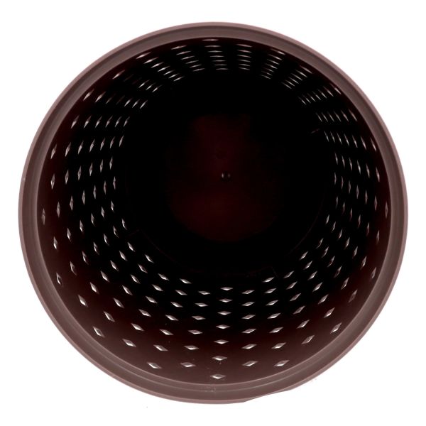 Tontarelli Arianna Gettacarte Con Coperchio A Bilico, Plastica, Marrone, 12 Litri, 26x26x35 Cm, Made In Italy - 5