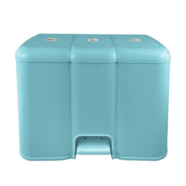 Pattumiera In Plastica Con Coperchio A Battente, 50, 15, 25, 8 - Foto 4