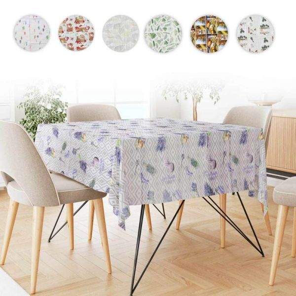 VEVOR Tovaglia In Plastica Trasparente 96 X 42 Pollici, Copritavolo Rettangolare Da Spessore 2 - Foto 13