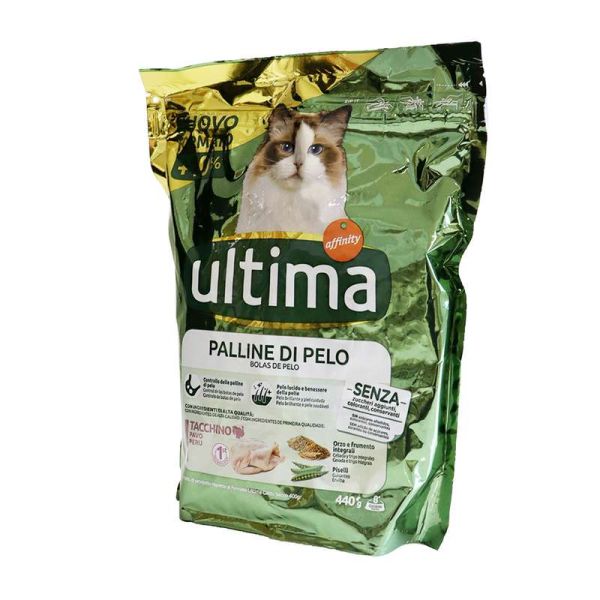 Ultima Cibo Per Gatti Sterilizzati - Con Tacchino, Controllo Peso E Palline Di Pelo, 6 Kg - Foto 3